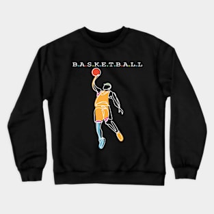 Basketball Sport Crewneck Sweatshirt